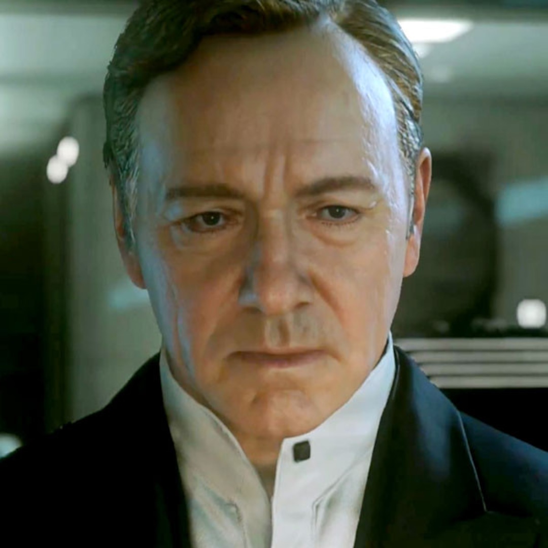 Kevin Spacey Stars in Call of Duty Advanced Warfare Trailer E! Online Kevin Spacey Stars in Call of Duty Advanced Warfare Trailer E! Online